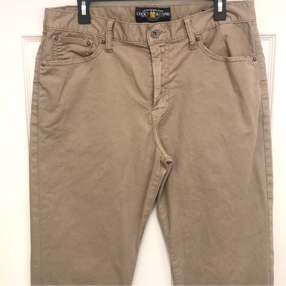 Lucky Brand 429 Classic Straight Khaki 34x32 - Picture 4 of 13